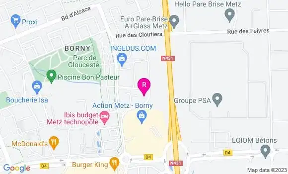 Localisation Restaurant  Inrest