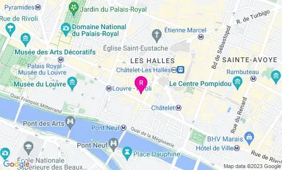 Localisation Brasserie du Roule