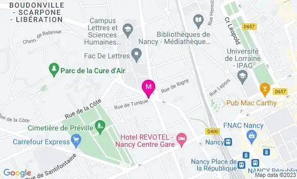 Localisation Restaurant  Le Verre Anis
