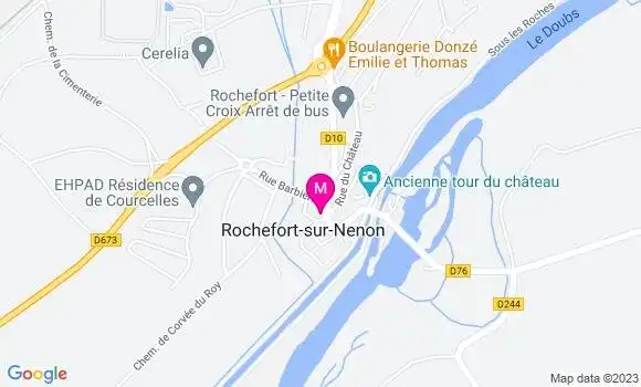 Localisation Restaurant Bar Les Tilleuls