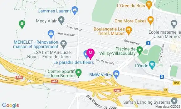 Localisation Pizzeria Pizza Saveria