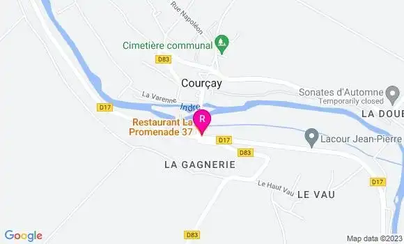 Localisation Restaurant  La Promenade