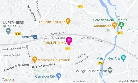 Localisation Restaurant Bar Le Pearl