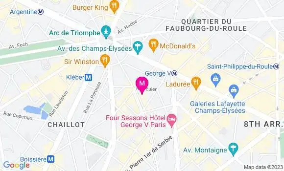 Localisation Restaurant  Le M64