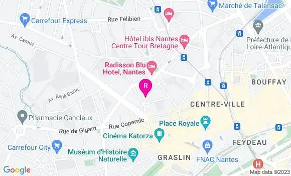 Localisation Restaurant  Canopée