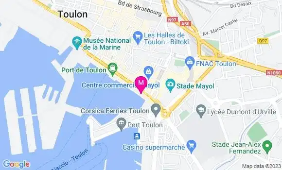 Localisation Le Bistrot du Port