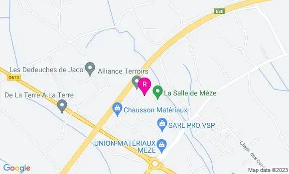 Localisation Restaurant  Mas de Garric