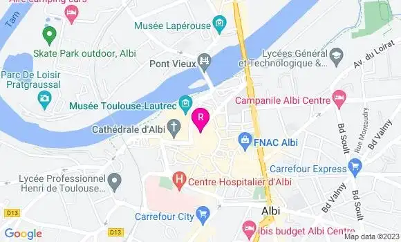 Localisation Restaurant  Le Cascarbar
