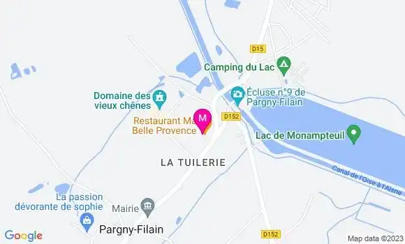 Localisation Restaurant  Ma Belle Provence