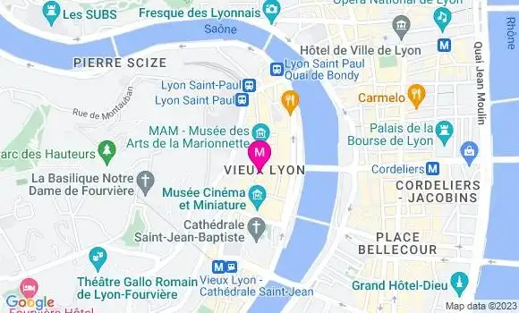 Localisation Restaurant  La Nef des Fous