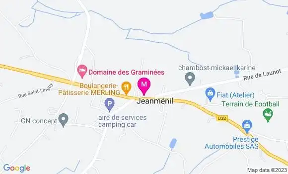 Localisation Restaurant  Le Gaindrupt