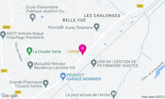 Localisation Restaurant  L