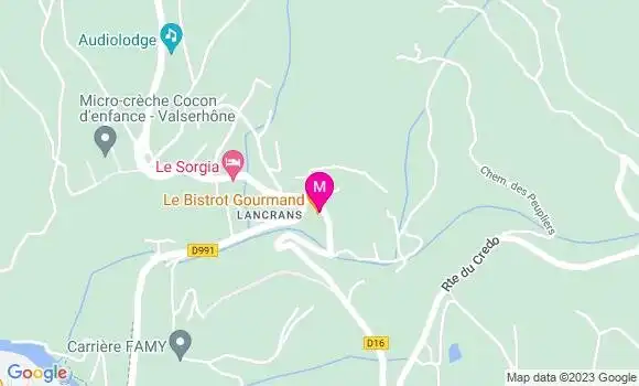 Localisation Le Bistrot Gourmand