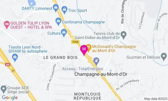 Localisation Restaurant Hôtel La Villa Borgo