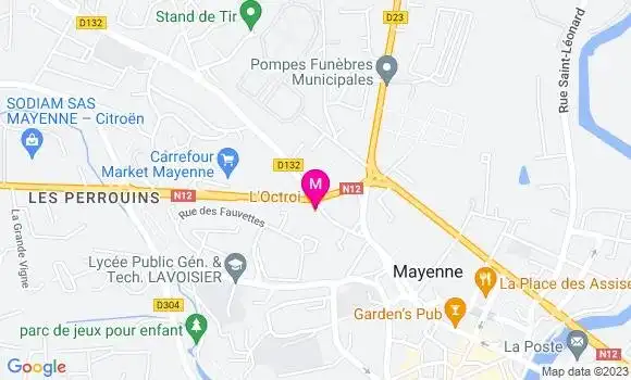 Localisation Restaurant  L