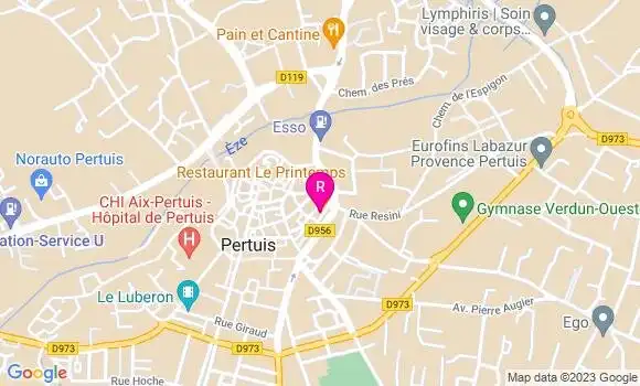 Localisation Restaurant  Le Printemps