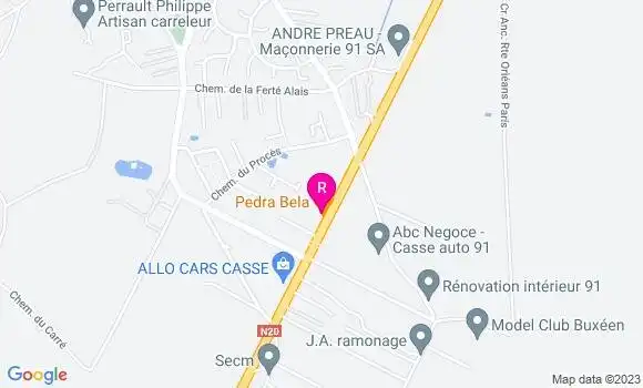 Localisation Restaurant Portugais Pedra Bela