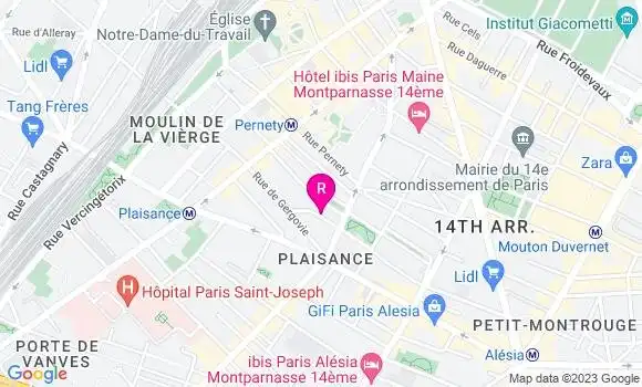 Localisation Restaurant  Aux Brochettes