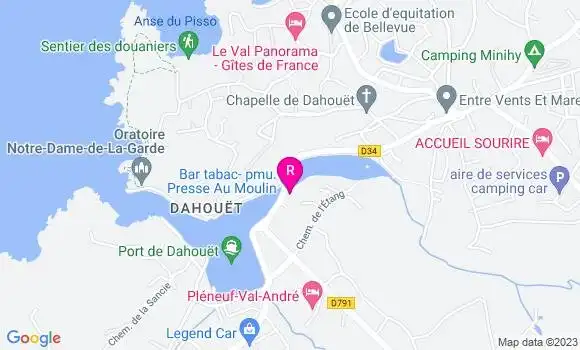 Localisation Restaurant  Au Moulin