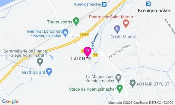 Localisation Restaurant du Carrefour