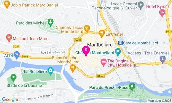 Localisation Restaurant Bar Café la Paix