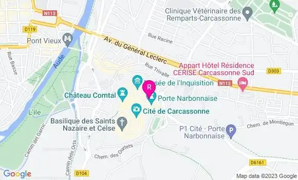 Localisation Brasserie Café Lucien