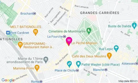 Localisation Restaurant  Le Péché Mignon