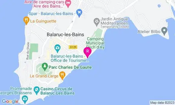 Localisation Restaurant  Le Point de Thau