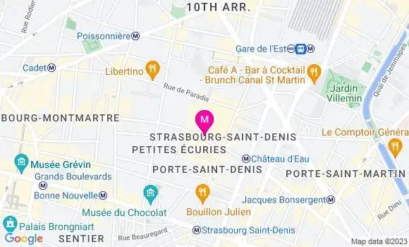 Localisation Restaurant Bar Le Cham