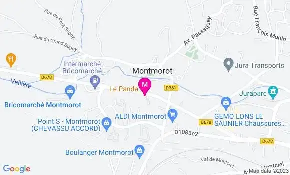 Localisation Restaurant  Le Panda