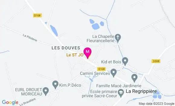Localisation Restaurant  Le St Jo