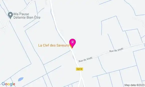 Localisation Restaurant  La Clef des Saveurs