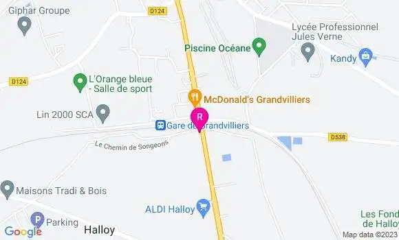 Localisation Restaurant  Le Must
