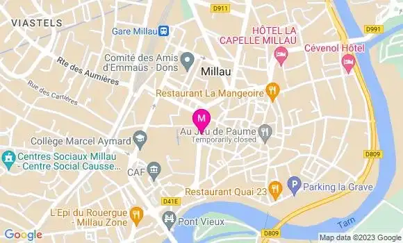 Localisation Pizzeria La Dolce Vita