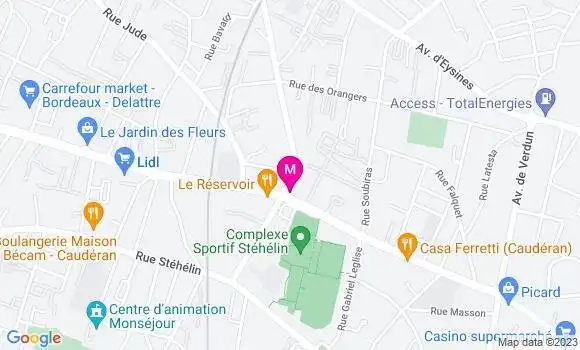 Localisation Restaurant  L
