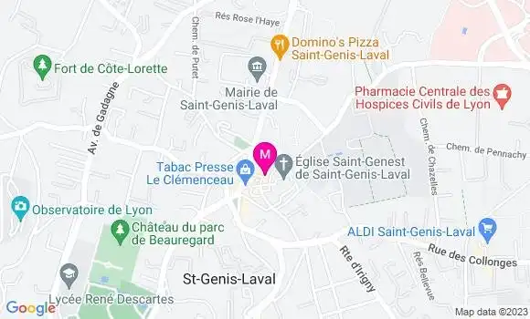 Localisation Restaurant  Le Mithan