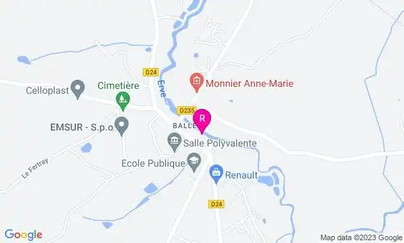 Localisation Restaurant  Val des Loups