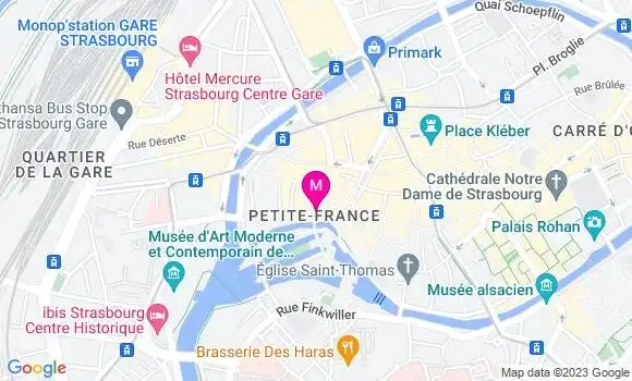 Localisation Restaurant Alsacien La Petite Alsace