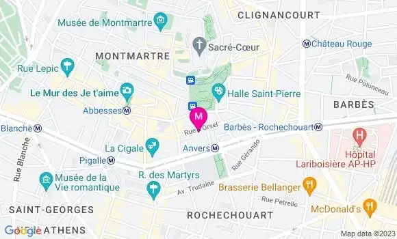Localisation Restaurant  Le Saint Regis