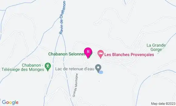 Localisation Hôtel Restaurant le Blanchon