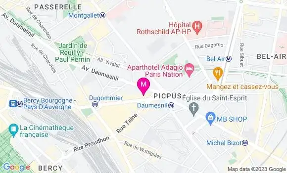 Localisation Café Reuilly