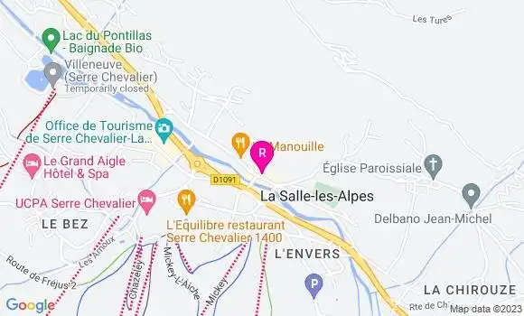 Localisation Restaurant  La Pastorale