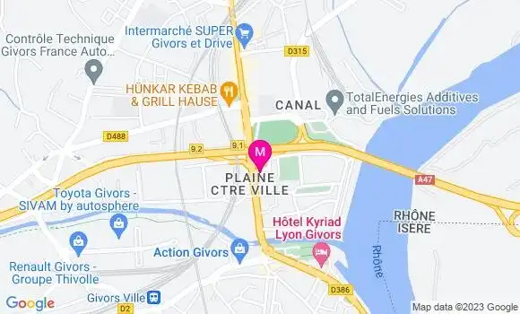 Localisation Restaurant  La Bonna Pizza