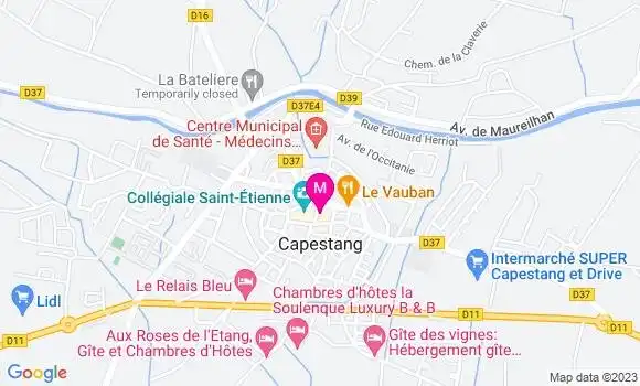 Localisation Restaurant Grill Café de la Grille