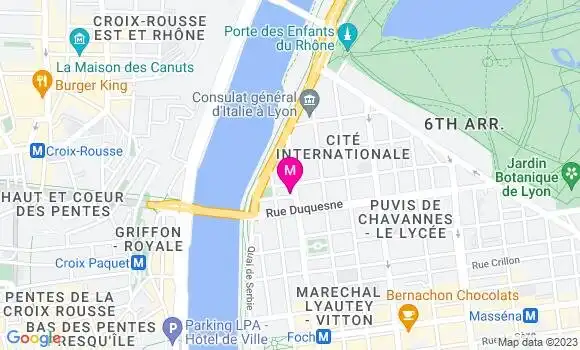 Localisation Restaurant  Le Martini