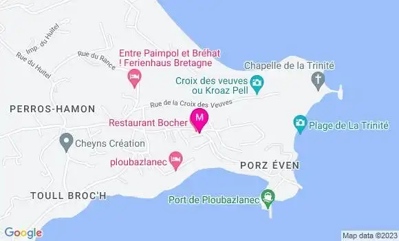 Localisation Restaurant Hôtel Bocher