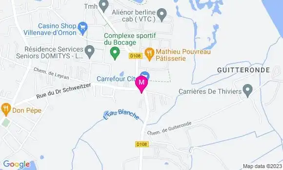 Localisation Restaurant  Le Chai d