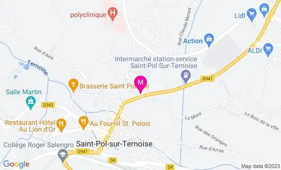 Localisation Restaurant  La Poutriere