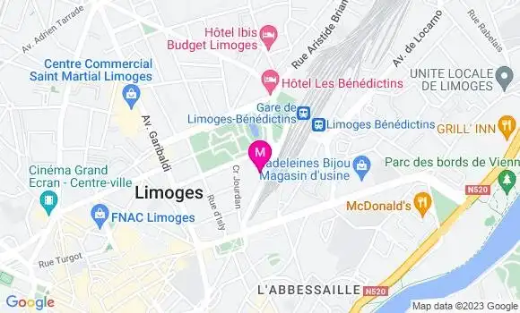 Localisation Restaurant Grill Le Grilladin