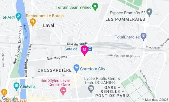 Localisation Restaurant Bar L